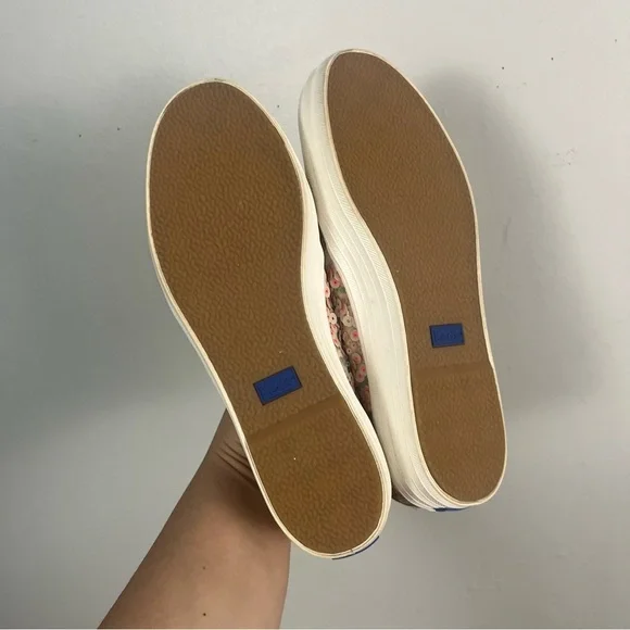 Ked's Oh Joy! Triple Decker Pink Sequin Sneaker size 7 platform - Picture 8 of 10